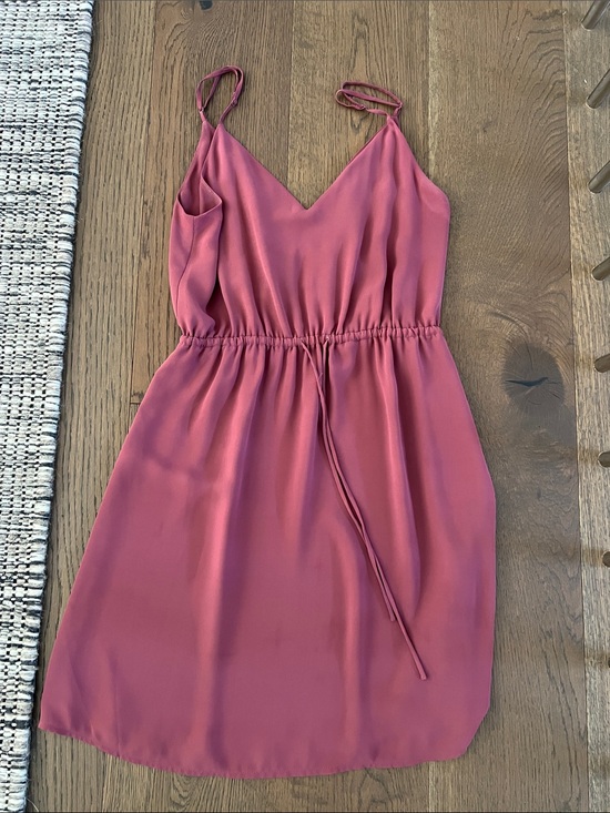 Babaton Dresses & Skirts - Babaton Rose-Mauve Mini Slip Dress with Adjustable Straps